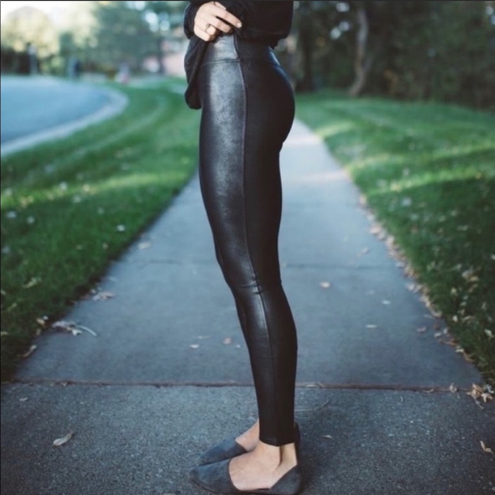 Spanx Faux Leather Leggings